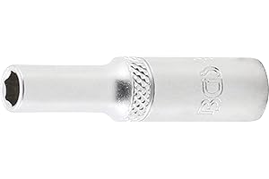 BGS 10503 | Douille pour clé, six pans, longue | 6,3 mm (1/4") | 5,5 mm