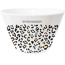 Grafik-Werkstatt Müsli-Schale Mit Echtgold – Porzellan, 14 Cm Durchmesser, 'Guten Morgen'