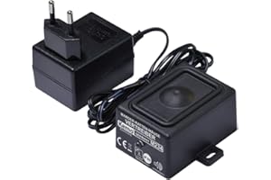 Kemo M234 odstraszacz kun, szczurów, myszy. Agresywne ultradźwięki do użytku wewnątrz i na zewnątrz. Wytwarza niezwykle głośne, sinusoidalne ultradźwięki. Wodoszczelność IP65, czarny