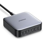UGREEN 200W USB C Şarj Cihazı 100W + 100W 6 Bağlantı Noktalı PD Şarj Cihazı GaN II PPS MacBook Pro/Air iPhone iPad Pro ile uy
