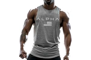 HOTCAT Canotta Uomo Bodybuilding Canotta Canottiere Uomo Cotone Sportivo Canotterie Canotta Uomo Palestra Palestra Muscolo Formazione Tank Top