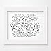 Produktbild `Noir Paranoiac` Art Print - PRINCE - Purple Rain - Signed & Numbered Limited Edition Typography Unframed 25 x 20 cm (10 x 8 inch) Album Wall Art Print - Song Lyrics Mini Poster