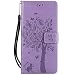 Produktbild Hancda Hülle für Xiaomi Redmi Note 5 [Nicht für Redmi 5], Schutzhülle Leder Tasche Flip Case für Xiaomi Redmi Note 5 Handy Hüllen Lederhülle Handytasche Magnet Cover für Redmi Note 5,Hülle Lila