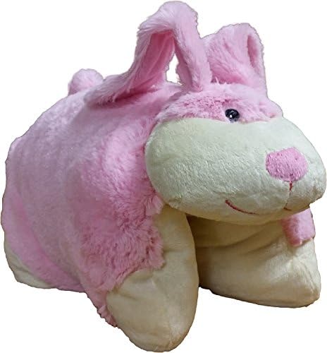 2-in-1 Plush Pet Cushion Animal Pillow 16" Soft Toy By PremierDropShop® (Bunnie)