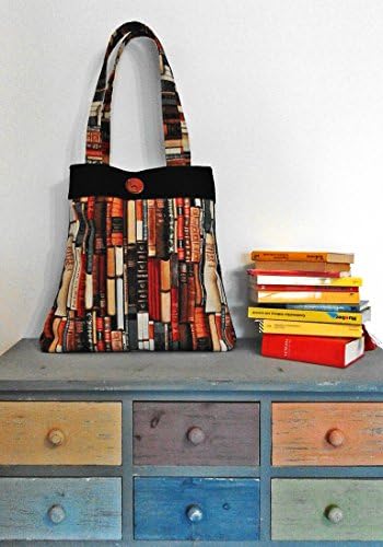 Book lovers Shoulder bag - Gobelin and Black Velvet