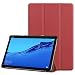 Produktbild huichang Huawei Mediapad M5 Lite 10 Zoll Hülle, Ultra Schlank Schutzhülle Case mit Zwei Einstellbarem Standfunktion für Huawei Mediapad M5 Lite 10Zoll (Weinrot)