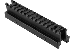 ToopMount Picatinny Riser Supporto Base Riser 20mm QD Guida Picatinny Lega di Alluminio con 14 Slot per Guide Picatinny Base di Montaggio per mirino in Metallo Pieno