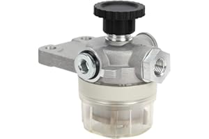 Qiilu Kraftstofffilter Wasserabscheider, A0000907350 Universal Auto Öl-Wasserabscheider Handbuch Hilfspumpe