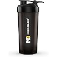 MuscleBlaze Phirse Zidd Kar, Shaker (Black, 650ml) | Leakproof, BPA-Free Blender Bottle | Ideal for Whey Protein, Preworkout & BCAA Shakes| Plastic
