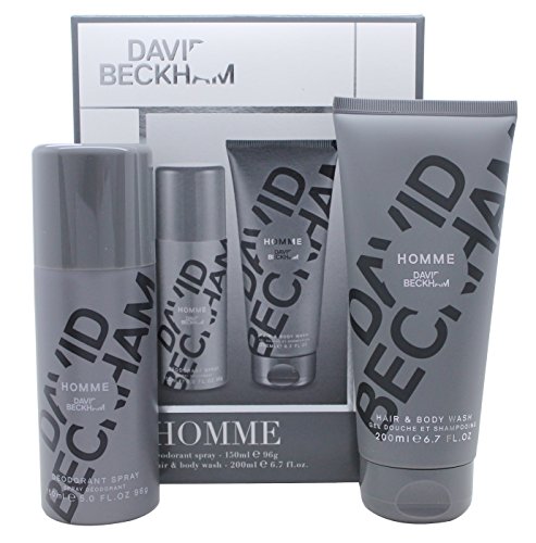David Beckham Homme 2 Piece Deo Spray and Body Wash Gift Set