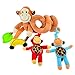 Finer Shop Cute Monkey Babyplay Activity Spiral Bed Stroller Toy Set Hanging Bell Crib Rattle Toy Ornament Hangings