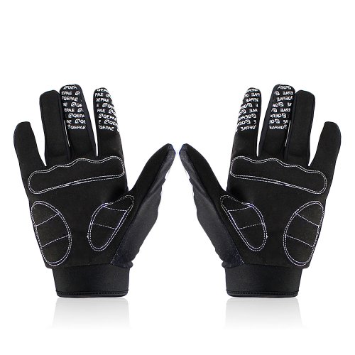 Lerway MTB Fahrrad Voll Finger warmen Radsport Fahrrad Handschuhe Herren Motorrad Vollfingerhandschuhe Herren Fahrradhandschuhe - 2