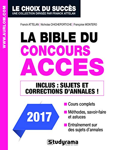 La bible du concours ACCES La bible du concours ACCES