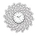 Produktbild HhGold Wanduhr Stille Bewegung Wanduhr Home Office Dekor für Wohnzimmer Schlafzimmer und Küchenuhr Wandbohrer Eisen Kristall Diamant Mute Art Deco Wanduhr Tischuhr Quarz Uhr, 8842