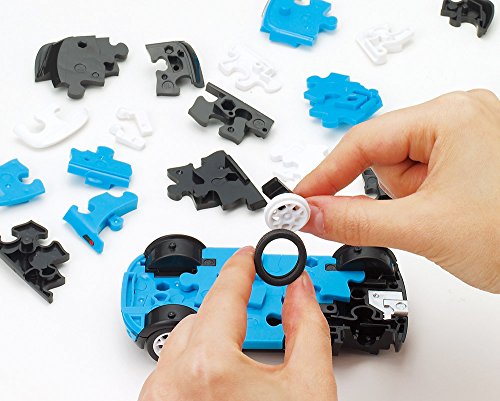 Beverly 64 Piece 3D Car Puzzle Mini Cooper, Blue CP3-006 New From Japan F/S
