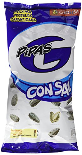 Grefusa - Pipas G | Pipas con Sal - 165 gr - 11 Paquetes