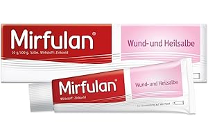 Mirfulan Wund- & Heilsalbe mit bewährter Formel bei wunder, gereizter & juckender Haut I beschleunigt Wundheilung, fördert Regenerationsprozess I Wundsalbe mit Zinkoxid für Erwachsene & Kinder, 200g