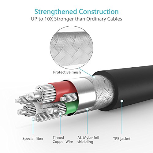 Syncwire C  ble iPhone - 20cm Chargeur iPhone  MFI certifi   Apple  UNBREAKCable Lightning vers USB pour iPhone X 8 8 plus 7 7 plus 6s 6s plus 6 6 plus SE 5c 5s 5  iPad Mini  Air - Noir