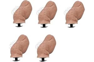 UYOE 3D Toe Shoe Charms Big Toe Croc Charm with Hairy, Funny Big Toe Croc Charm, Ugly Croc Toe Charms, DIY Unique Shoe Decoration Charms, Toe Croc Charm