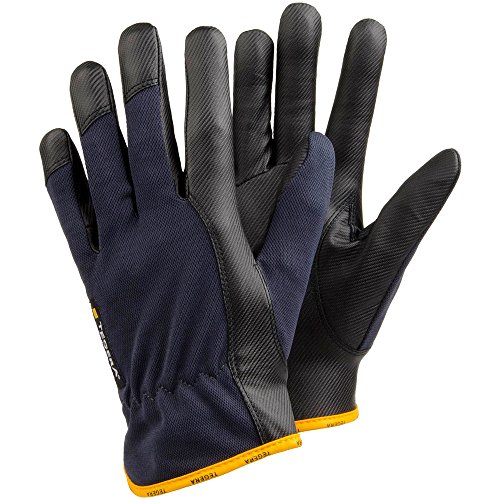 Ejendals Handschuh Tegera 326 aus Synthetikleder, Größe 9, 1 Stück, schwarz / blau, 326-9