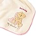 Personalised Button Corner Baby Girl Blanket