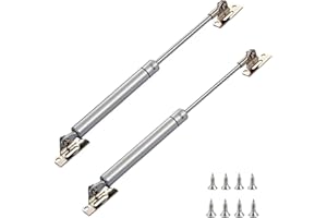 VENCEDE Gas Springs, Gas Springs, 180 N/39.68 lb/18 kg, Furniture Gas Strut for Flaps, Cabinet Door, Shock Absorber, Kitchen Cabinet, Soft Close Flap Spring (Pack of 2)