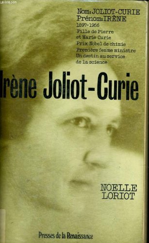 couverture de : Ir&egrave;ne Joliot-Curie