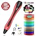 Produktbild 3D Stifte, 3D Pen mit 12 Farben 1,75 mm PLA Filament,Neueste Version 2019Lovebay 3D Drucker Stift mit LCD-Bildschirm für Kinder, Erwachsene, Kunst & handgefertigte Spielzeug, DIY Scribbler