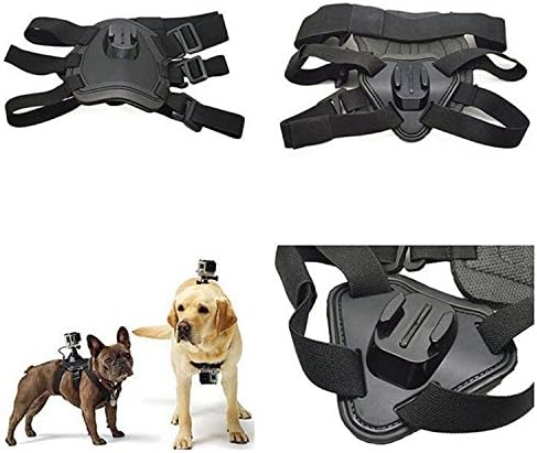 ODRVM Action camera Dog Harness Mount Accessories Kit Strap for Gopro Black Hero 4/3/2/1, SJ4000, SJ5000, SJ6000, SJ7000, SJ8000 Waterproof Sports Camera Accessory Kit