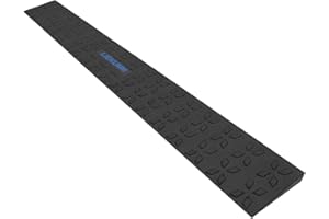 LIEKUMM Ringhiera per porta in gomma, altezza: 1,5 cm, larghezza: 89 cm, capacità: 680 kg, per sedie a rotelle, scooter, sedie a rotelle