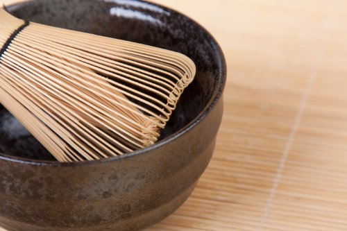 Goodwei Matcha-Set Duo mit zwei Schalen und Besenhalter (Schwarz) - 2