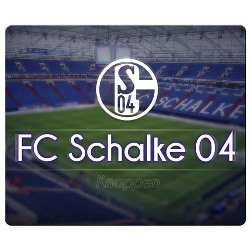 personal Mouse Pads precise cloth & Environmental rubber Light Weight Custom mousepad Schalke 04 FC soccer club logo