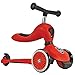 Produktbild Scoot & Ride 160629 2-in-1 Kickboard mit Sitz, rot