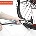 Produktbild LUCKYKS Mini Pumpe Tragbare Hochdruck Luftpumpe Fahrradpumpe Radpumpe Fahrrad Standpumpe für Mountainbike, Rennrad ( LC-2728 )