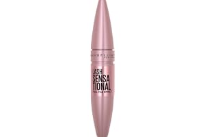 Maybelline Mascara, Lash Sensational Volumizing & Thickening, Eyelash Lengthening, Flake Free Formula, Layer Reveal Brush, De
