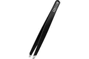 Pincetter Nanobrow Tweezers - Professionella pincetter med vinklad spets i rostfritt stål, ögonbrynsshaping