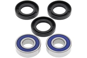 ALL BALLS Compatible avec/Remplacement pour 650 SV/BURGMAN/BANDIT/GSXF/GLADIUS/V-STROM - KIT ROULEMENTS ROUE AVANT / 25-1211