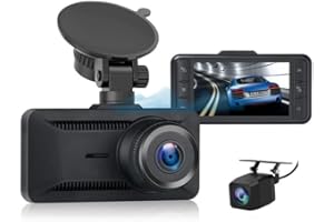 SWZEC Oryzom Dashcam 4K Pro – Enregistrement Ultra HD avec caméras Avant/arrière, Vision Nocturne et Surveillance 24h/24(Chargeur de Voiture Standard 4k + 1080P + Allume-Cigare)