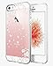 Price comparison product image iPhone SE / 5 / 5S Case Clear, UCMDA Ultra Slim Soft TPU Silicone Back Rubber Bumper Protector Cover Case for iPhone SE / 5 / 5S-White Sakura