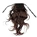 SODIAL(R) Dark Brown Ponytail Wig Hairpiece Hair Piece Long 55cm