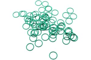 EZQNIRK 30PCS Rubber Ring O-rings Seals Green FKM Thickness CS1.2mm O Ring Seal Gasket,13x10.6x1.2mm
