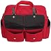 LCY Fashion Messenger Tote Baby Nappy Changing Bag Diaper Bag With Changing Mat Red