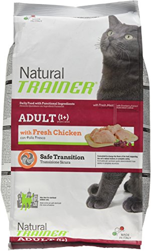 Natural Trainer Trainer Natural con Pollo Fresco 1,5kg-Mangimi secchi per Gatti crocchette, Multicolore, Unica