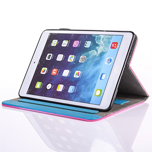 inShang iPad Hülle Schutzhülle für iPad iPad air 2 / iPad 6, PU Leder, Ständer Etui Tasche Smart Case Cover für ipad iPad air 2 mit Automatische Einschlaf/Aufwach - 3