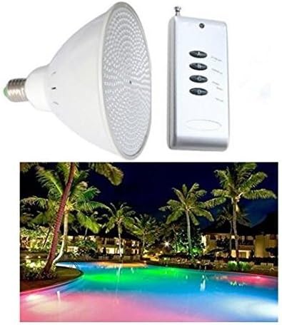 Sazu Itou (220 – 240 V, 35 W) Color Changing Replacement Swimming Pool Lights Bulb LED PAR56 light switch Control + Remote Control) for Pentair Hayward E27 Light Fixture, and for InGround Pool, AAAA, 24.00 wattsW