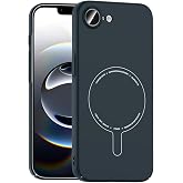 Aksesuarcim Apple iPhone 17E ile Uyumlu Kılıfı Ultra İnce Kamera Lens Korumalı M-Safe Şarj &Ouml;zellikli Sert Silikon Kapak Elio 