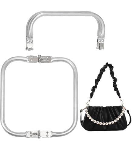 Fermoirs Click-clac Pour Sacs DIY - 2 Pièces, Aluminium, Dimensions 160x90 Mm, Pour Pochettes, Portefeuilles, Projets Couture