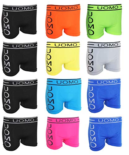 Calzoncillos para Hombre de Microfibra Lot de 12 Ass2 XL/XXL