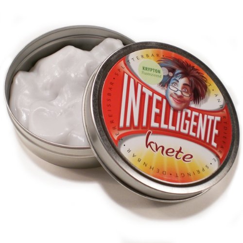 Plastilina Inteligente-8594164760013 Material de Modelado kriptonita Fluorescente, (PL001)