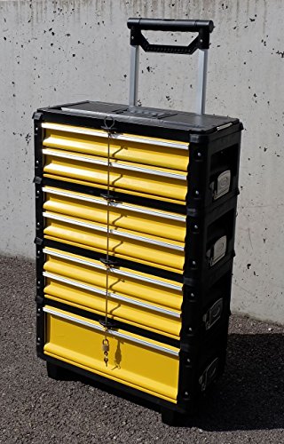Metall Werkzeugtrolley XXL Type 305BBBC -> jetzt neu mit Schubladenverriegelung und Schloss von AS-S - 2